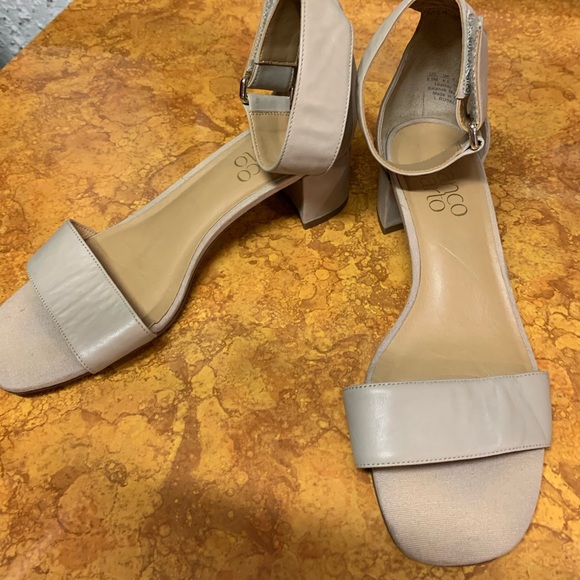 Franco Sarto Womens Rosalina Leather Open Toe - Picture 2 of 4